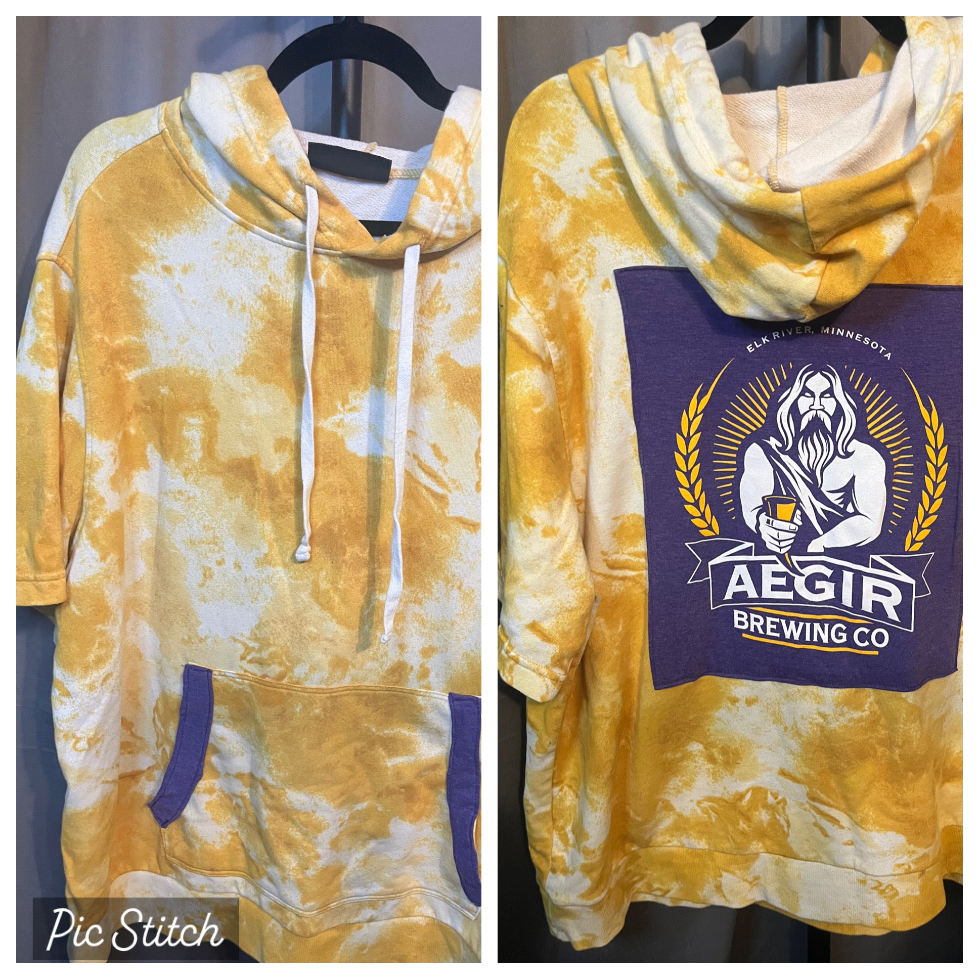 Custom short sleeve tie dye size 2x